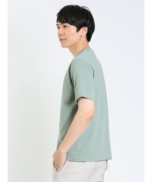m.f.editorial（エムエフエディトリアル）の「【吸水速乾 UVカット ストレッチ】KAITEKI 縦切替 クルー半袖Ｔシャツ（Tシャツ/カットソー・メンズ・グリーン系その他/アイボリー/グレー系その他2・LARGE/MEDIUM/X-LARGE）」の19枚目の写真