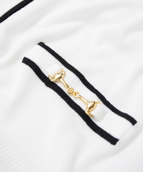 ROPE'（ロペ）の「ビット付きカーディガン（カーディガン/ボレロ・レディース・ブラック/ホワイト・38）」の10枚目の写真
