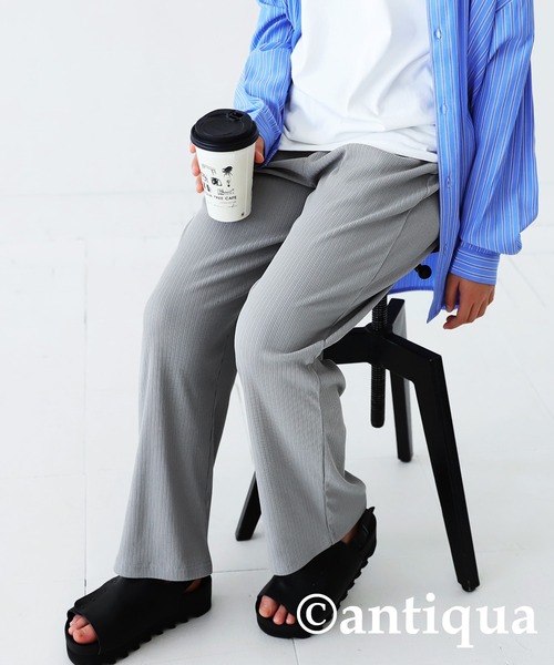 antiqua（アンティカ）の「接触冷感リブパンツ（その他パンツ・キッズ・ブラック/レッド/グリーン/ブルー/ライトグレー・160/120/140/130/150）」の13枚目の写真
