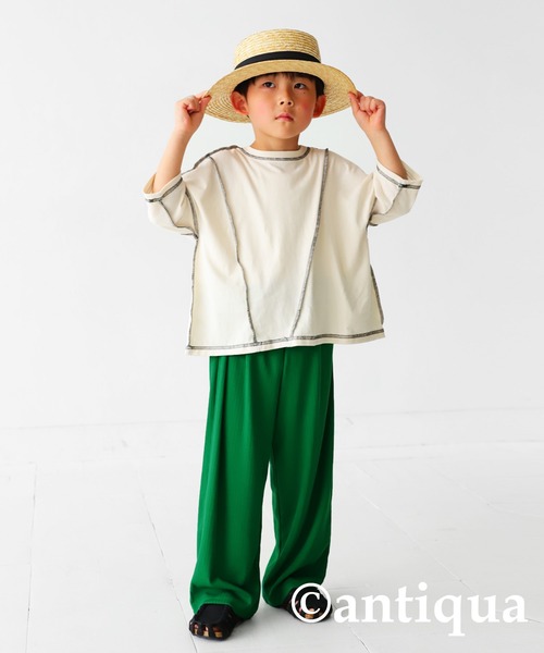 antiqua（アンティカ）の「接触冷感リブパンツ（その他パンツ・キッズ・ブラック/レッド/グリーン/ブルー/ライトグレー・160/120/140/130/150）」の19枚目の写真