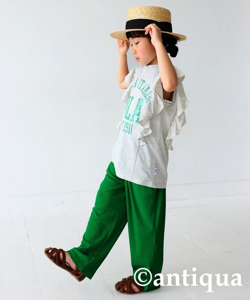 antiqua（アンティカ）の「接触冷感リブパンツ（その他パンツ・キッズ・ブラック/レッド/グリーン/ブルー/ライトグレー・160/120/140/130/150）」の15枚目の写真