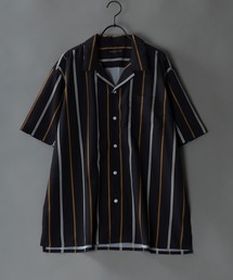 Drape Open Collar Shirt/ドレープ オープンカラー 半袖シャツ