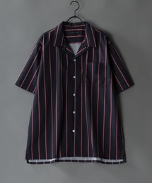 Drape Open Collar Shirt/ドレープ オープンカラー 半袖シャツ
