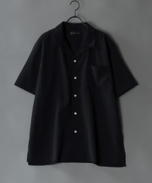 Drape Open Collar Shirt/ドレープ オープンカラー 半袖シャツ