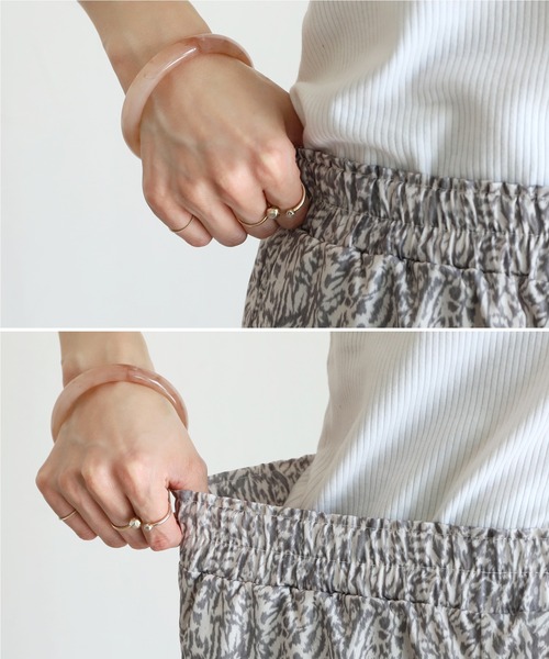 reca（レカ）の「ボタニカル柄イージーパンツ（その他パンツ・レディース・ベージュ/グレー・FREE）」の15枚目の写真