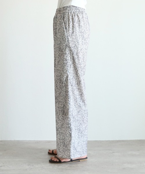 reca（レカ）の「ボタニカル柄イージーパンツ（その他パンツ・レディース・ベージュ/グレー・FREE）」の8枚目の写真
