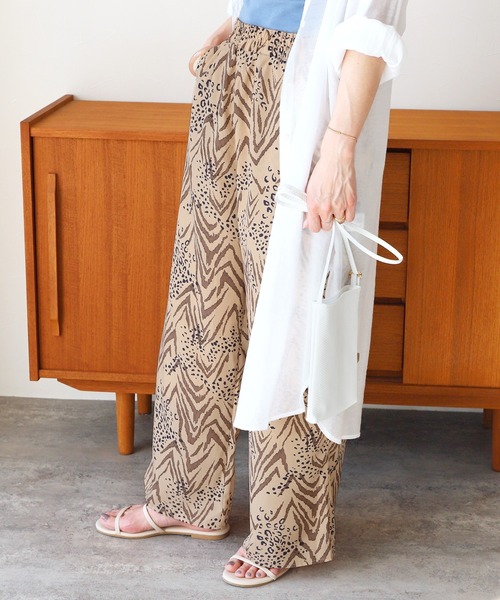 reca（レカ）の「ボタニカル柄イージーパンツ（その他パンツ・レディース・ベージュ/グレー・FREE）」の19枚目の写真