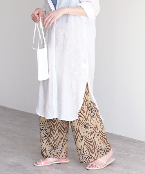 reca（レカ）の「ボタニカル柄イージーパンツ（その他パンツ・レディース・ベージュ/グレー・FREE）」の20枚目の写真