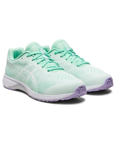 ASICS（アシックス）の「ASICS[アシックス]/LAZERBEAM RH[ランナータイプ] 1154A144（スニーカー・キッズ・ブラック×ピンク/グリーン/ライトブルー/ラベンダー/ブルー/ダークグレー/ミント/ブラック×グレー/フレッシュイエロー/レッド・21.0cm/21.5cm/22.0cm/22.5cm/23.0cm/24.0cm/24.5cm/25.0cm/23.5cm/20.0cm）」の6枚目の写真