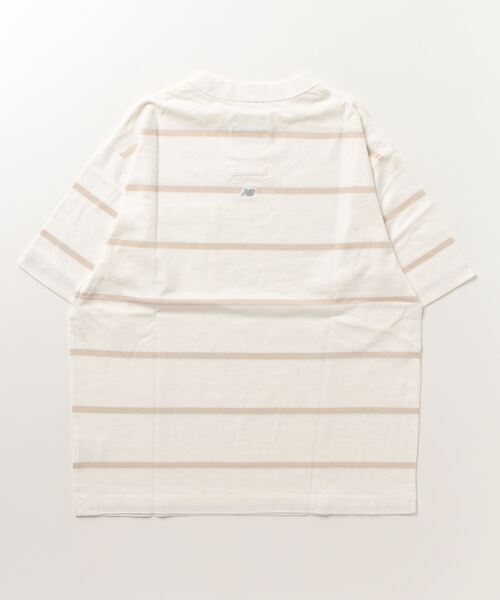 NEW BALANCE（ニューバランス）の「900 ストライプショートスリーブTシャツ（Tシャツ/カットソー・メンズ・ホワイト/ブラック・SMALL/X-LARGE/LARGE/MEDIUM）」の11枚目の写真