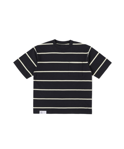 NEW BALANCE（ニューバランス）の「900 ストライプショートスリーブTシャツ（Tシャツ/カットソー・メンズ・ホワイト/ブラック・SMALL/X-LARGE/LARGE/MEDIUM）」の2枚目の写真