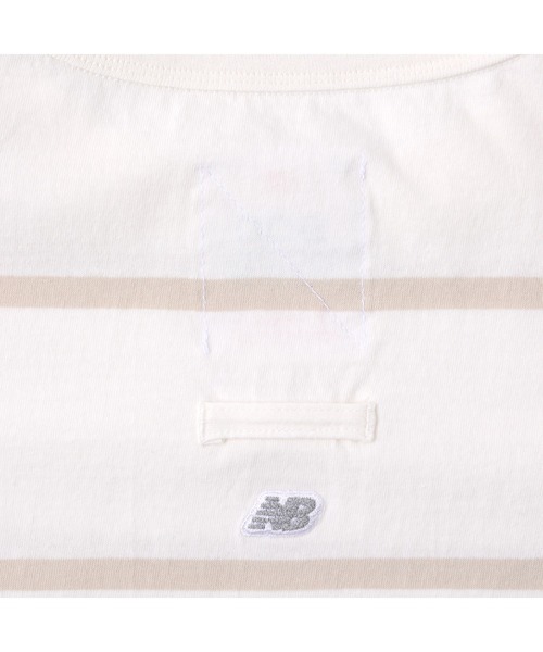 NEW BALANCE（ニューバランス）の「900 ストライプショートスリーブTシャツ（Tシャツ/カットソー・メンズ・ホワイト/ブラック・SMALL/X-LARGE/LARGE/MEDIUM）」の5枚目の写真