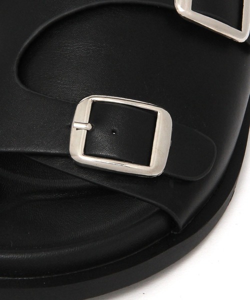 ALAND（エーランド）の「ベルトツキサンダル 2198626（サンダル・レディース・ブラック/ホワイト・MEDIUM/LARGE/SMALL）」の4枚目の写真