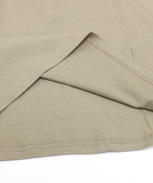 THE CASUAL(カジュアル)の「【USAコットン】サイドポケットBIG 半袖T(Tシャツ/カットソー・キッズ・グリーン系その他/オフホワイト/チャコール/ブラック/ベージュ/パープル・120cm/130cm/140cm/160cm/110cm/150cm)」の18枚目の写真