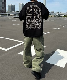 ケミカルカーゴデニムパンツ