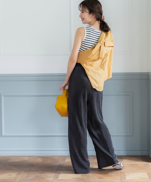 coca（coca）（コカ）の「シャイニープリーツパンツ（その他パンツ・レディース・ブルー/ブラック/ライトグリーン/ベージュ/パープル/イエロー・ONE SIZE）」の19枚目の写真