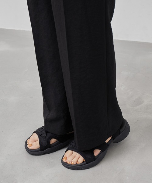 ROPE' PICNIC（ロペピクニック）の「【WEB限定】麻調ビンテージオールインワン（つなぎ/オールインワン・レディース・ブラック/チャコールグレー・36/38）」の7枚目の写真