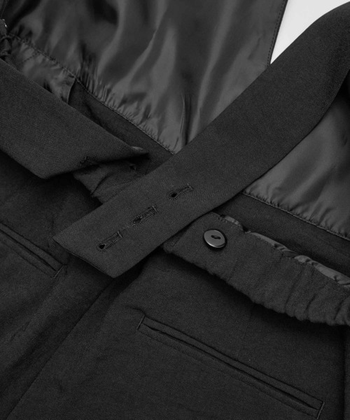 ROPE' PICNIC（ロペピクニック）の「【WEB限定】麻調ビンテージオールインワン（つなぎ/オールインワン・レディース・ブラック/チャコールグレー・36/38）」の15枚目の写真