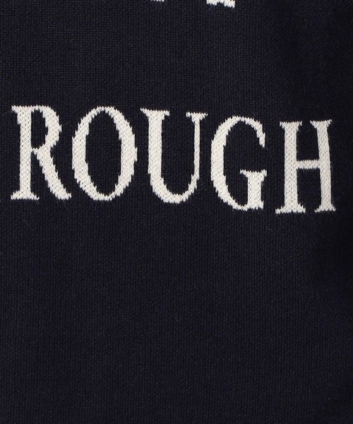 Grand PARK（グランドパーク）の「ジャガード配色ロゴニット（ニット/セーター・レディース・グレー/ネイビー/ホワイト・FREE）」の16枚目の写真