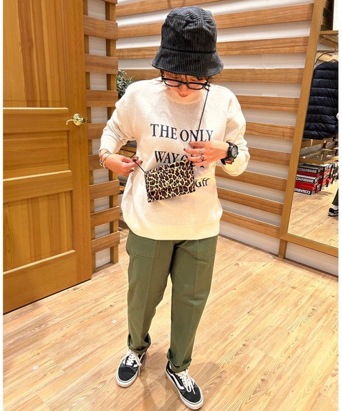 Grand PARK（グランドパーク）の「ジャガード配色ロゴニット（ニット/セーター・レディース・グレー/ネイビー/ホワイト・FREE）」の15枚目の写真