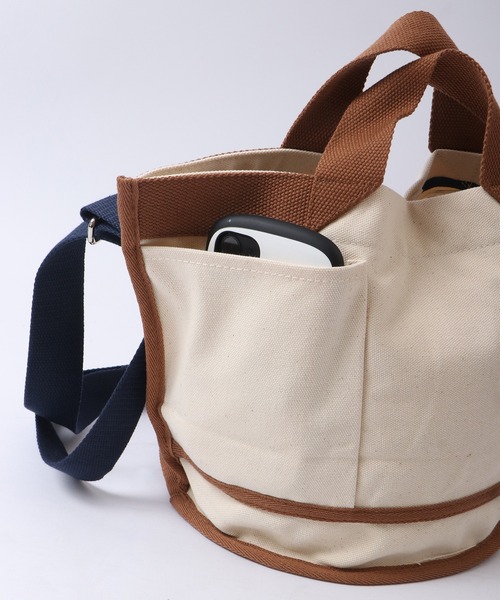 ROOTOTE(ルートート)の「ROOTOTE オーガニックコットンキャンバス2WAYトートBAG(トートバッグ・メンズ・アイボリー系/アイボリー系1/アイボリー系2/アイボリー系3・FREE)」の22枚目の写真