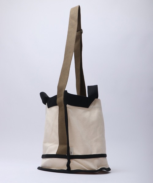 ROOTOTE(ルートート)の「ROOTOTE オーガニックコットンキャンバス2WAYトートBAG(トートバッグ・メンズ・アイボリー系/アイボリー系1/アイボリー系2/アイボリー系3・FREE)」の5枚目の写真