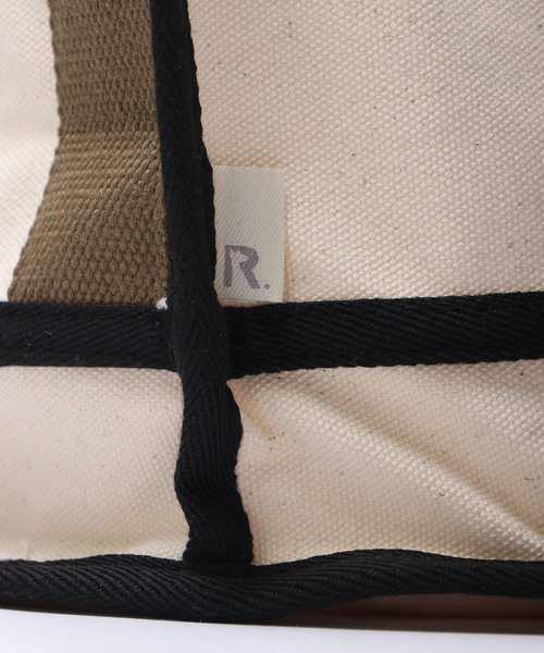 ROOTOTE(ルートート)の「ROOTOTE オーガニックコットンキャンバス2WAYトートBAG(トートバッグ・メンズ・アイボリー系/アイボリー系1/アイボリー系2/アイボリー系3・FREE)」の8枚目の写真