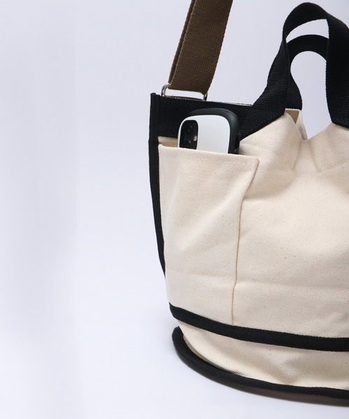 ROOTOTE(ルートート)の「ROOTOTE オーガニックコットンキャンバス2WAYトートBAG(トートバッグ・メンズ・アイボリー系/アイボリー系1/アイボリー系2/アイボリー系3・FREE)」の7枚目の写真