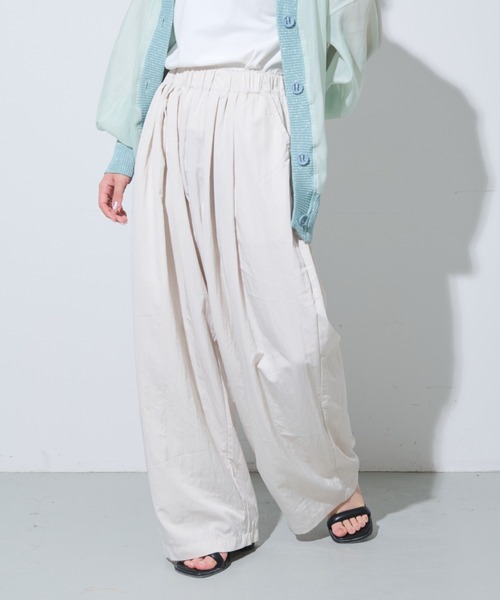 Solace（ソレイス）の「コクーンイージーパンツ（その他パンツ・レディース・ブラック/ホワイト・FREE）」の14枚目の写真