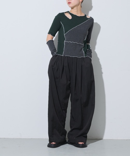 Solace（ソレイス）の「コクーンイージーパンツ（その他パンツ・レディース・ブラック/ホワイト・FREE）」の8枚目の写真