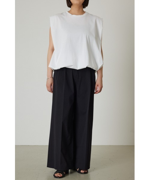 RIM.ARK（リムアーク）の「Loose slacks（スラックス・レディース・ブラック/ライトベージュ・38/36）」の14枚目の写真