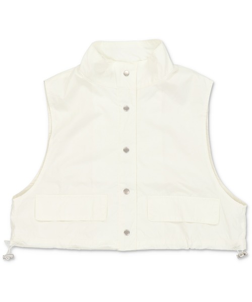 Lull（ルル）の「【Lull / ルル】ミリタリーショートベスト（ベスト・レディース・ブラック/カーキ/オフホワイト・ONESIZE）」の18枚目の写真