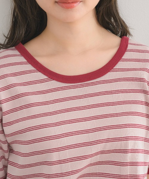 RETRO GIRL(レトロガール)の「テレコマルチボーダーTee(Tシャツ/カットソー・レディース・ブラック系その他/ブルー系その他3/グリーン系その他3/レッド系その他3・FREE)」の11枚目の写真