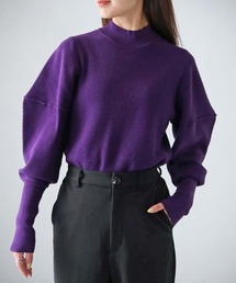 【cheriella】WEB限定デザインシルエットスリーブニット WEB LIMITED DESIGN SILHOUETTE SLEEVE KNIT