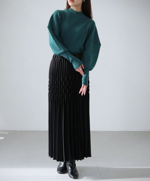 cheriella（シェリエラ）の「【cheriella】WEB限定デザインシルエットスリーブニット WEB LIMITED DESIGN SILHOUETTE SLEEVE KNIT（ニット/セーター・レディース・アイボリー/ブラック/パープル/レッド/グリーン・M）」の20枚目の写真