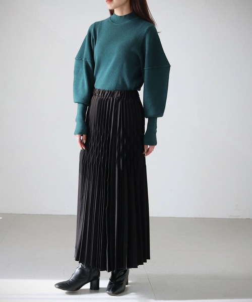 cheriella（シェリエラ）の「【cheriella】WEB限定デザインシルエットスリーブニット WEB LIMITED DESIGN SILHOUETTE SLEEVE KNIT（ニット/セーター・レディース・アイボリー/ブラック/パープル/レッド/グリーン・M）」の21枚目の写真
