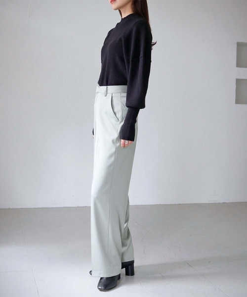 cheriella（シェリエラ）の「【cheriella】WEB限定デザインシルエットスリーブニット WEB LIMITED DESIGN SILHOUETTE SLEEVE KNIT（ニット/セーター・レディース・アイボリー/ブラック/パープル/レッド/グリーン・M）」の17枚目の写真