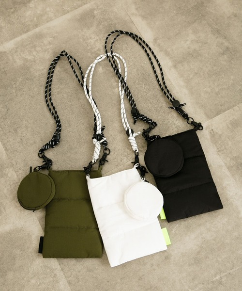 KBF(ケイビーエフ)の「ポーチ付きマルチショルダーBAG(ショルダーバッグ・レディース・アイボリー/カーキ/ブラック・ONE)」の21枚目の写真