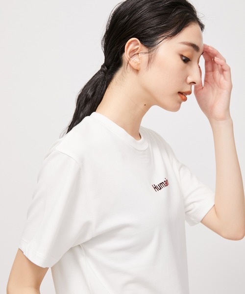 NERGY（ナージー）の「【UV＆吸水速乾】MONDRIAN HUMAIN Tシャツ（Tシャツ/カットソー・レディース・オレンジ/ピンク/ホワイト・FREE）」の18枚目の写真