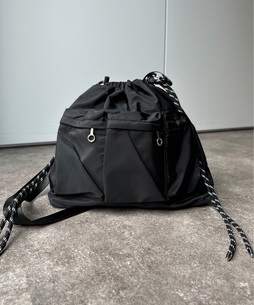 CPCM（シーピーシーエム）の「エステル多ポケスピンドルショルダー（ショルダーバッグ・メンズ・ブラック・FREE）」の2枚目の写真