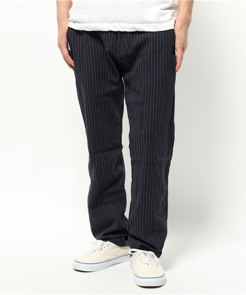 CIAOPANIC TYPY（チャオパニックティピー）の「綿麻ストライプイージーパンツ（その他パンツ・メンズ・ホワイト/ネイビー・SMALL/MEDIUM/LARGE）」の3枚目の写真