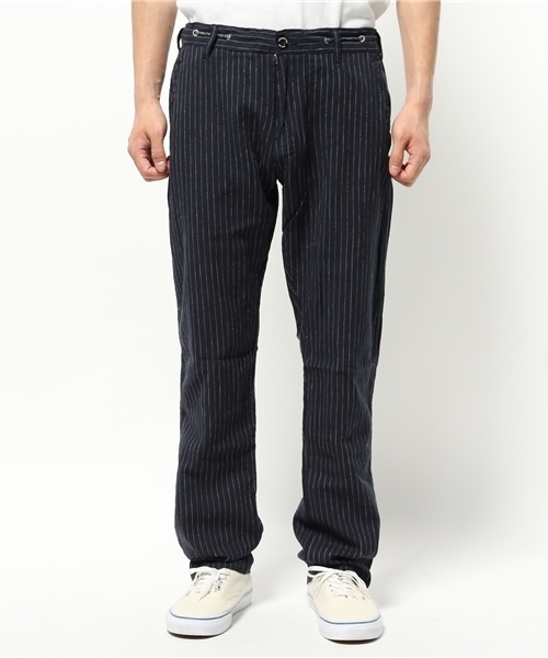 CIAOPANIC TYPY（チャオパニックティピー）の「綿麻ストライプイージーパンツ（その他パンツ・メンズ・ホワイト/ネイビー・SMALL/MEDIUM/LARGE）」の15枚目の写真