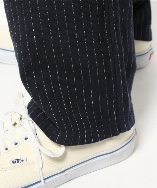 CIAOPANIC TYPY（チャオパニックティピー）の「綿麻ストライプイージーパンツ（その他パンツ・メンズ・ホワイト/ネイビー・SMALL/MEDIUM/LARGE）」の9枚目の写真