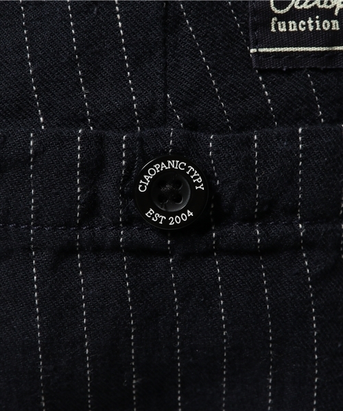 CIAOPANIC TYPY（チャオパニックティピー）の「綿麻ストライプイージーパンツ（その他パンツ・メンズ・ホワイト/ネイビー・SMALL/MEDIUM/LARGE）」の11枚目の写真