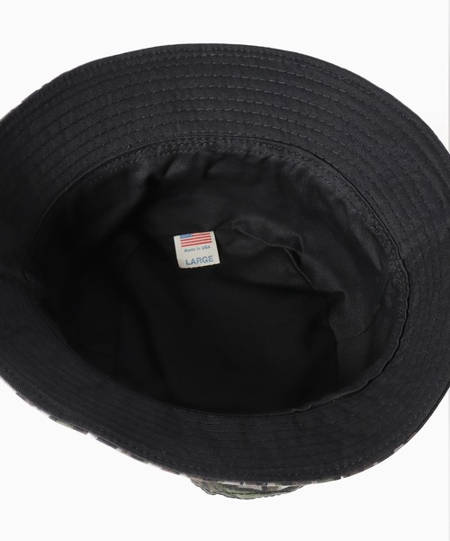ROOPTOKYO（ループトウキョウ）の「NEW VTG BUCKET HAT バケットハット サファリハット リバーシブル カモフラージュ（ハット・メンズ・グレー系/ブラウン系・L）」の8枚目の写真