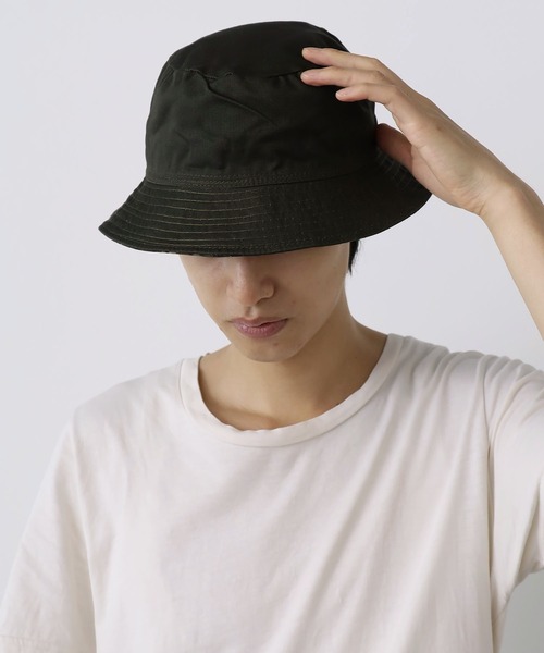 ROOPTOKYO（ループトウキョウ）の「NEW VTG BUCKET HAT バケットハット サファリハット リバーシブル カモフラージュ（ハット・メンズ・グレー系/ブラウン系・L）」の12枚目の写真