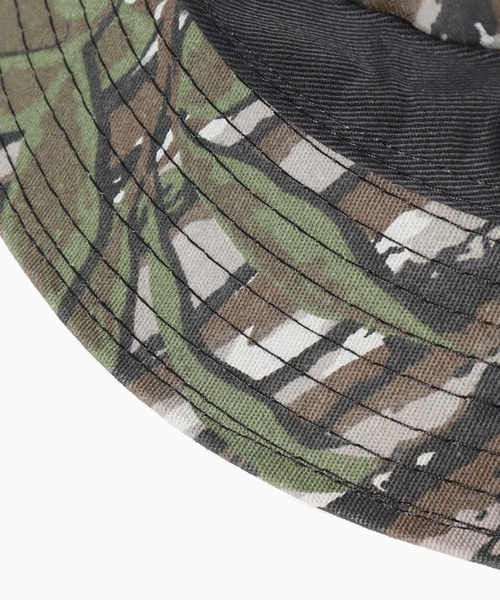 ROOPTOKYO（ループトウキョウ）の「NEW VTG BUCKET HAT バケットハット サファリハット リバーシブル カモフラージュ（ハット・メンズ・グレー系/ブラウン系・L）」の5枚目の写真