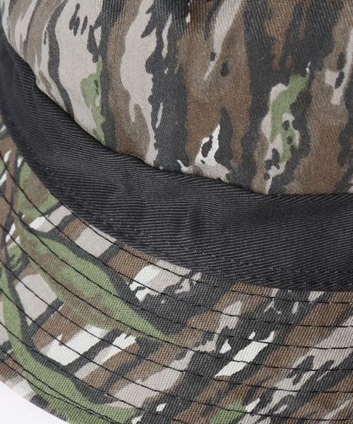 ROOPTOKYO（ループトウキョウ）の「NEW VTG BUCKET HAT バケットハット サファリハット リバーシブル カモフラージュ（ハット・メンズ・グレー系/ブラウン系・L）」の6枚目の写真