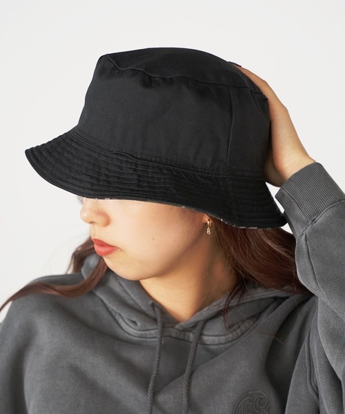 ROOPTOKYO（ループトウキョウ）の「NEW VTG BUCKET HAT バケットハット サファリハット リバーシブル カモフラージュ（ハット・メンズ・グレー系/ブラウン系・L）」の17枚目の写真