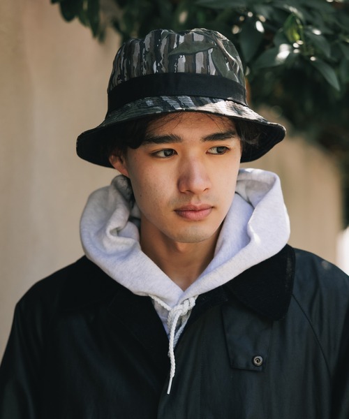 ROOPTOKYO（ループトウキョウ）の「NEW VTG BUCKET HAT バケットハット サファリハット リバーシブル カモフラージュ（ハット・メンズ・グレー系/ブラウン系・L）」の13枚目の写真